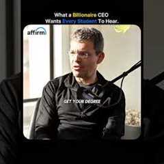 Billionaire's advice for students. @HDinHDPodcast  #usa #business #entrepreneur  #money #shorts