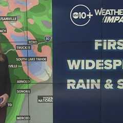 California Weather | First big storm of the water year
