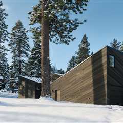 This Minimalist Black Ski Cabin in Tahoe Feels as Fresh as a Powder Day