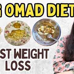 Egg OMAD Diet Plan 🔥 Fast Weight Loss | One Meal a Day Diet