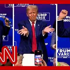 Trump ends town hall early, sways to music for over 30 minutes