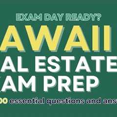 🌺 100 State Exam Questions From A Local Business | Pass your Hawaii Real Estate Exam