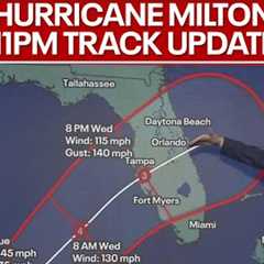 Hurricane Milton 11PM forecast update: Stronger, slower and expected to become a major hurricane