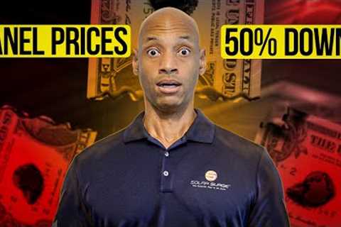 Solar Panel Price Crash