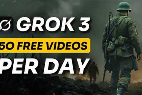Generate 50 AI Videos Daily for FREE! 🤯 Grok Video & Tutorial