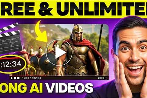 STOP Paying: Make LONG AI Videos (FREE & UNLIMITED)