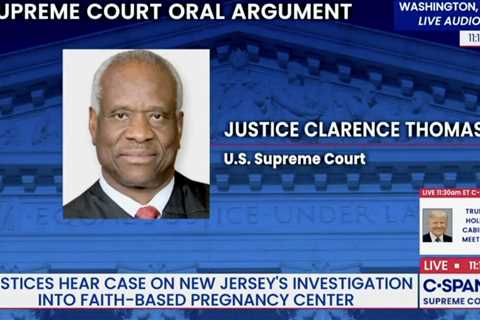 WEAPONIZATION EXPOSED: Justice Thomas Corners New Jersey AG’s Counsel — Confirms Subpoena for Pro-Life Donors Issued Even Though NO ONE Complained