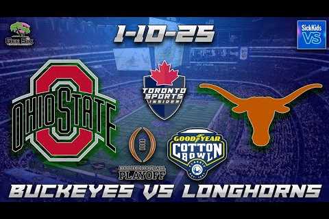 Ohio State vs Texas LIVE Stream Game Audio | College Football Playoff LIVE Streamcast & Chat