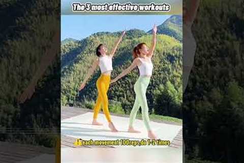 3 effective workouts to lose weight at home#shorts #weightloss #exercise