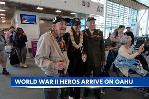 World War II veterans return to Oahu for 84th anniversary of Pearl Harbor attack