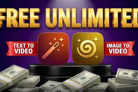 STOP Paying! Create LONG AI Videos FREE &amp; UNLIMITED (Image to Video Generator 2025) 