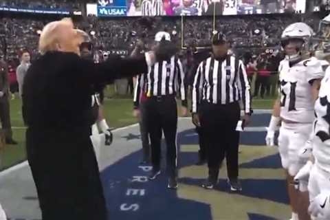 GOING VIRAL: Crowd Goes Wild After President Trump Performs Coin Toss at Army-Navy Game (VIDEO)