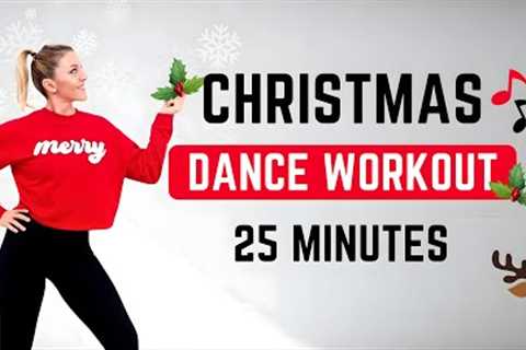🎄25 Min CHRISTMAS DANCE WORKOUT🎄DANCE CARDIO AEROBICS for WEIGHT LOSS🎄KNEE FRIENDLY🎄NO JUMPING🎄