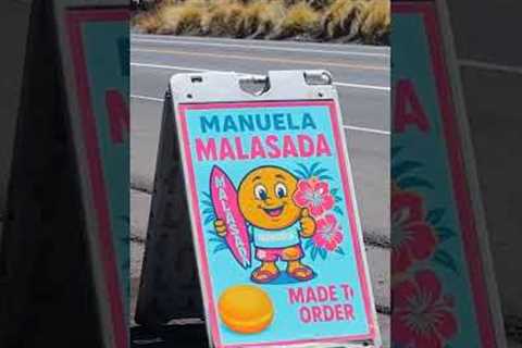 We Found Hawaii's Most FAMOUS Donut in a Food Truck! #hawaii #foodie  #travel