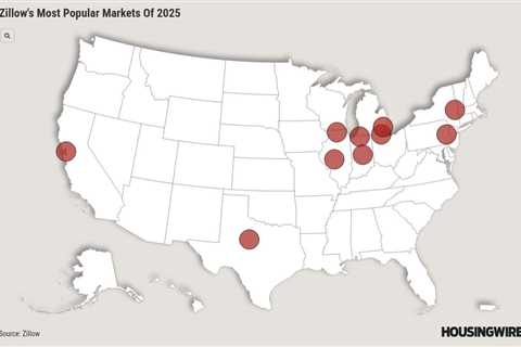 Midwest dominates Zillow’s most popular housing markets of 2025