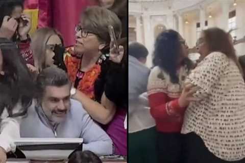 Chaos in Mexico City Congress: Lawmakers’ Brawl Over Transparency Reform