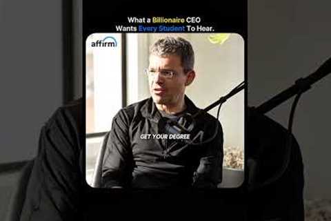 Billionaire's advice for students. @HDinHDPodcast  #usa #business #entrepreneur  #money #shorts