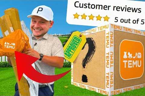 I Bought THE BEST BUDGET Golf Clubs ONLINE! (FROM TEMU!)