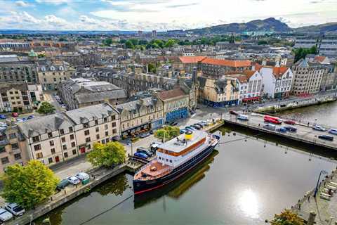 One Night in a 1919 Ship Turned Floating Hotel in Edinburgh