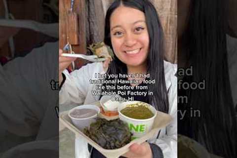 MOST AUTHENTIC HAWAIIAN FOOD Local spot in Oahu, Hawaii with Waiahole Poi Factory