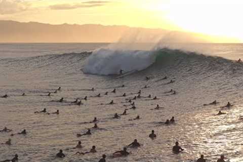 BIGGEST CROWD AT PIPELINE IVE EVER SEEN (SKETCHY)