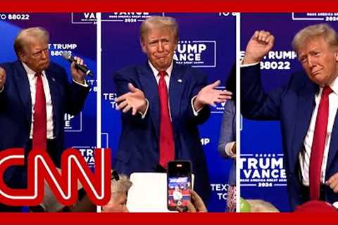 Trump ends town hall early, sways to music for over 30 minutes