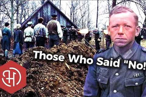 What Happened to German Soldiers Who Refused to Execute Civilians during World War II?