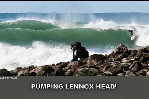 Surfing Lennox Head Clean & Pumping!