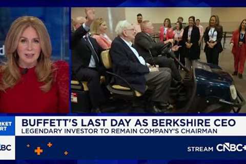 Warren Buffett marks his final day as Berkshire Hathaway CEO — will remain chair