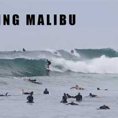 Fun Swell hits Malibu: Raw Surfing