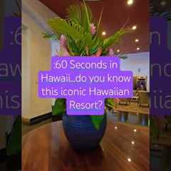 Do you know this Iconic Hawaiian Resort? #hawaii #travel #hawaiitravel