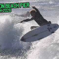 Fun Waves & Good Times at The Huntington Beach Pier! (January 20th 2026)