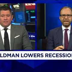 Goldman lowers recession probability to 20%