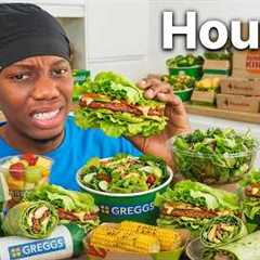I ONLY Ate Healthy Fast Food for 100 Hours