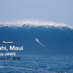 On This Day - Pe'ahi: JAWS, Maui Jan. 27, 2016 Big Wave Session #maui #peahi #powerlinesproductions