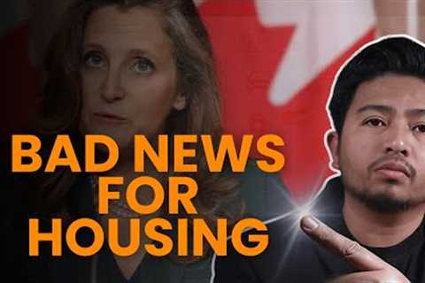 Housing Will Get Worse - New Mortgage Rules For Canada Sept 16 2024.