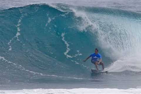 Haleiwa International Open Surf Contest 2025 Senior Shortboard (50-59) North Shore Oahu Hawaii