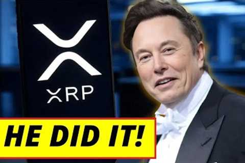 Breaking XRP News 🚨 Elon Musk Makes Surprising Move 🚨 What It Could Mean for XRP