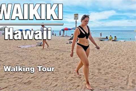 WALKING HAWAII 👙 To The Hilton Hawaiian Village Resort Waikiki Beach 🏖