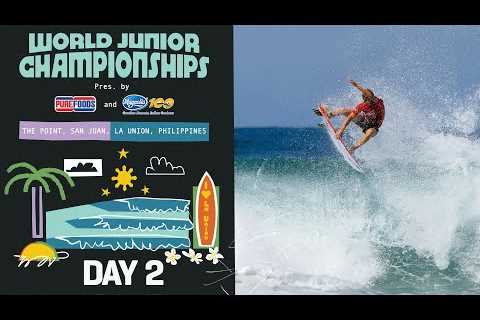 🔴 LIVE - WSL World Junior Championships Philippines presented by Purefoods and Magnolia - Day 2