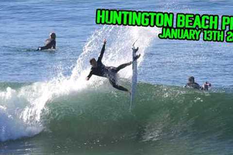 The Dudes Were RIPPING All Morning at The Huntington Beach Pier! (January 13th 2026)