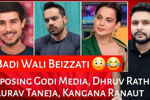 Exposing Godi Media| Dhruv Rathee | Gaurav Taneja | Kangana Ranaut | Mr Reaction Wala