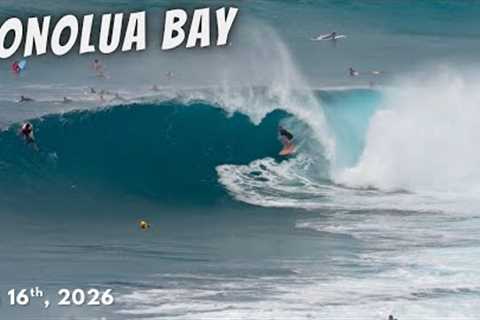 HONOLUA BAY 🌊 WINDY BARRELS!!🙌🏼