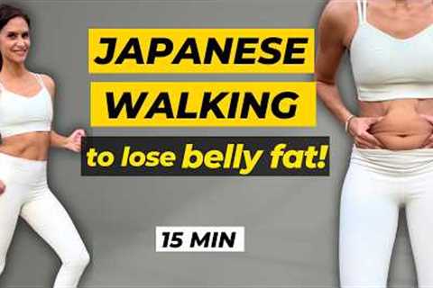 15 Min Japanese Walking Workout to Lose Belly Fat Fast (Do This Daily!)