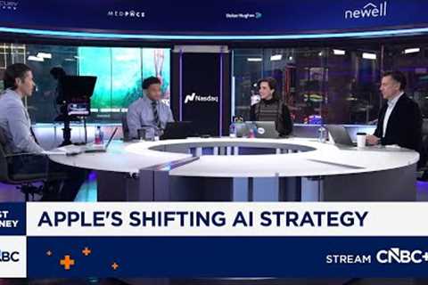 'Fast Money' traders react to Apple's shift in its AI strategy