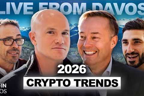 Coinbase CEO's Top 3 Crypto Trends for 2026 + More from Davos!
