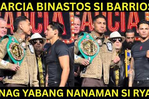 Ryan Garcia BINASTOS si Mario Barrios sa FACE OFF! | Teofimo BUBUTASIN Depensa ni Shakur
