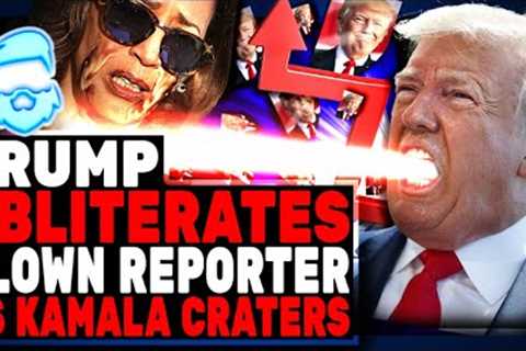 Donald Trump DESTROYS Woke Reporter & Makes GENIUS Campaign Decision While Kamala Harris Sinks!