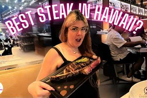 We Ate at Michael Mina's StripSteak Hawaii | Instant Bacon & Grilled Pineapple Foster in Waikiki!