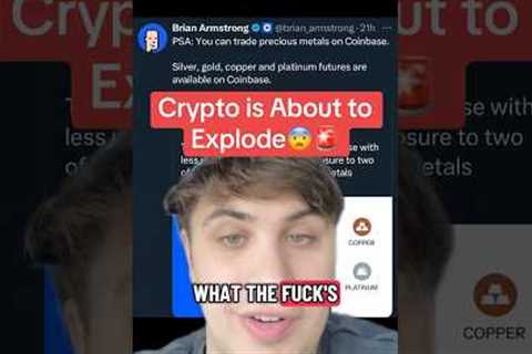 Crypto is About to ROCKET🚨😨🚀